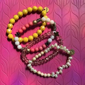 Pack of 4 Erimish Statement Beaded Bracelets